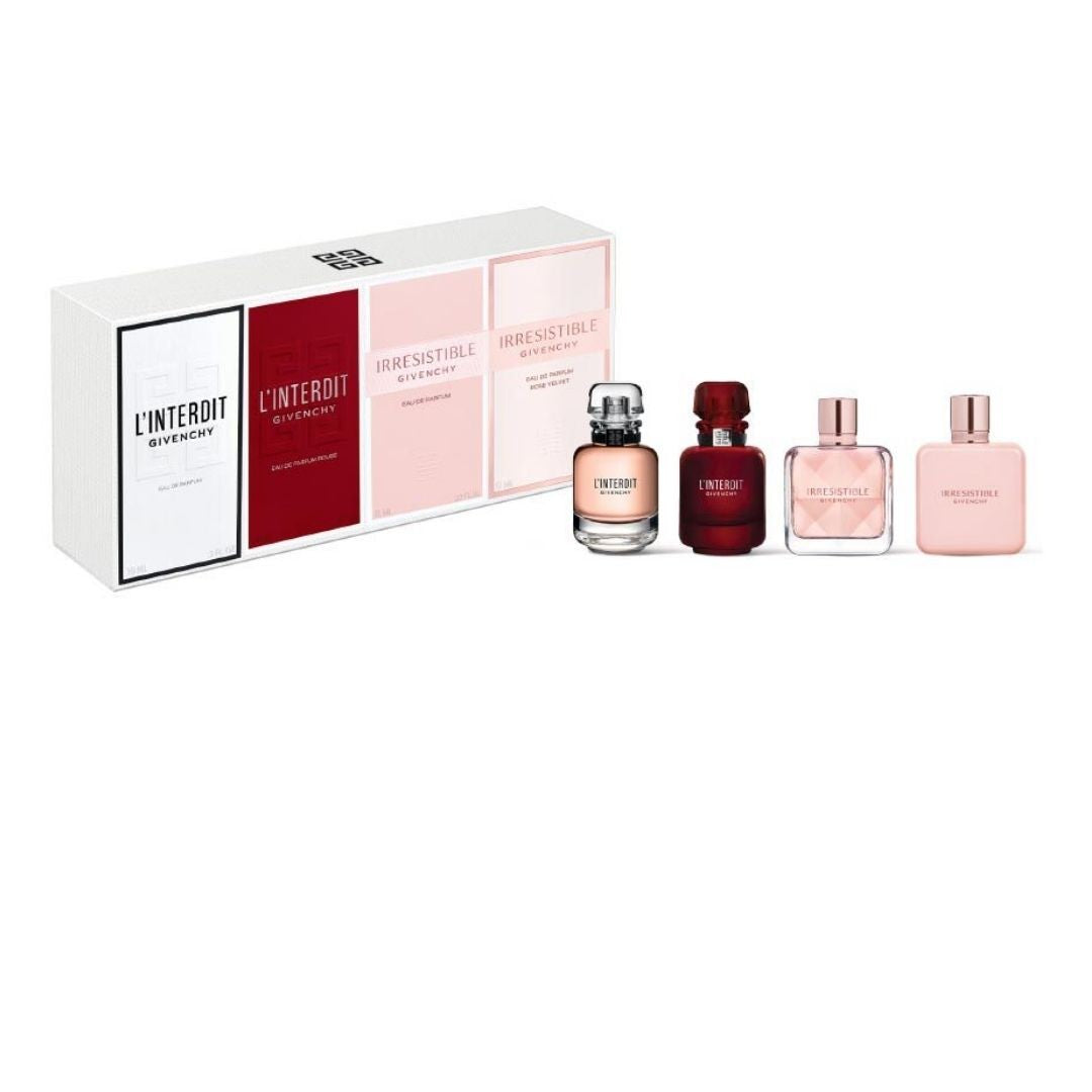 GIVENCHY MINIATURES SET 3 EDP + 1 EDT
