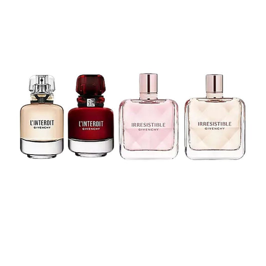 GIVENCHY MINIATURES SET 3 EDP + 1 EDT