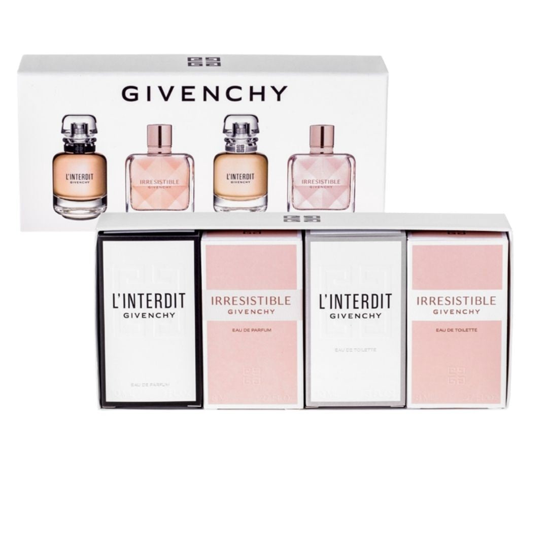 GIVENCHY MINIATURES SET 3 EDP + 1 EDT